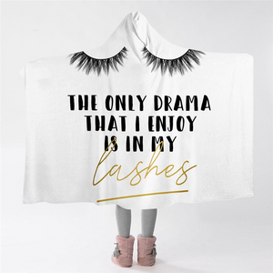 Drama Lashes Hooded Blanket