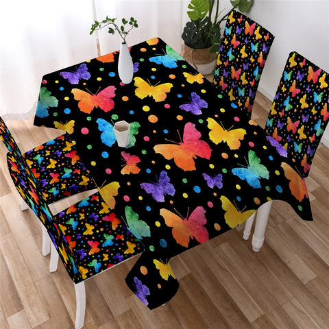 Image of Butterfly Waterproof Tablecloth  12