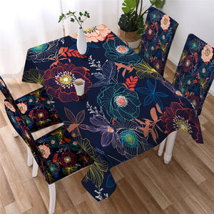 Flower Waterproof Tablecloth  04