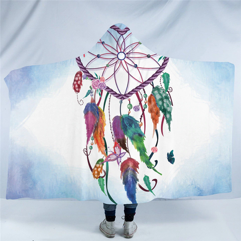 Image of Nuclear Style Dream Catcher Hooded Blanket