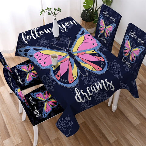 Image of Butterfly Waterproof Tablecloth  11