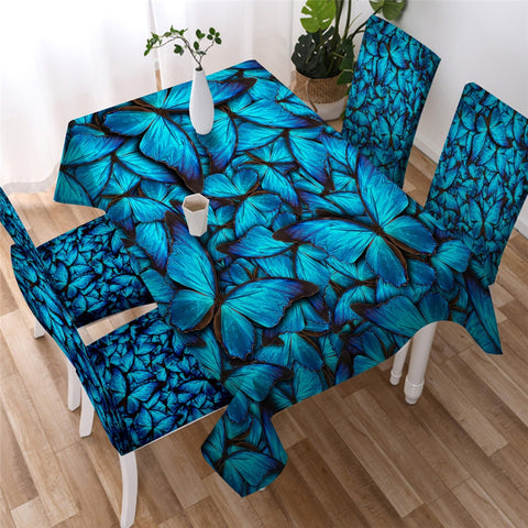 Image of Butterfly Waterproof Tablecloth  05