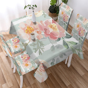 Flower Waterproof Tablecloth  06