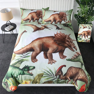 Jurassic Dinosaur Park Comforter Set - Beddingify