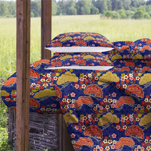 Image of 4 Pieces Blossom Comforter Set - Beddingify