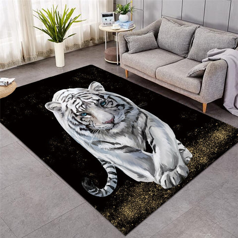 Image of 3D White Tiger SWDD0031 Rug