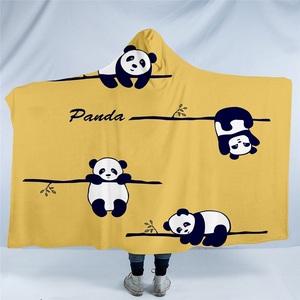 Clumpsy Panda Hooded Blanket