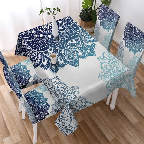 Image of Bohemian Floral Waterproof Tablecloth