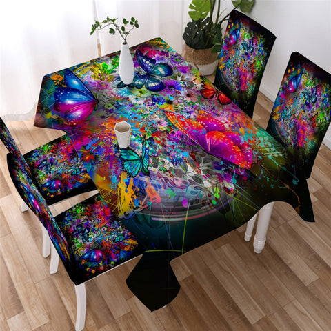 Image of Butterfly Waterproof Tablecloth  18