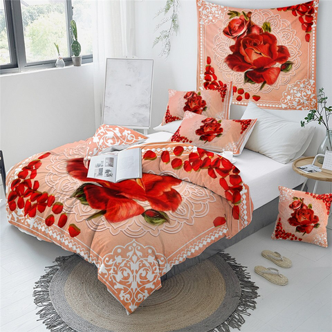Image of Rose by Ismot Esha Bedding Set - Beddingify