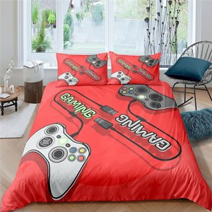 Gaming Console Red Bedding Set - Beddingify