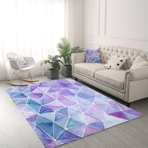 Image of Purplish Crystallization Rug