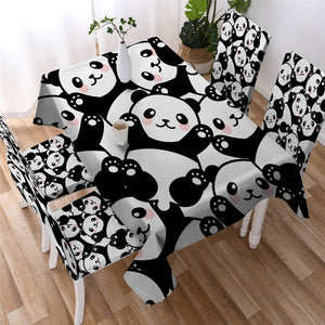 Panda Kids Waterproof Tablecloth  02