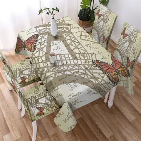 Image of Butterfly Waterproof Tablecloth  15