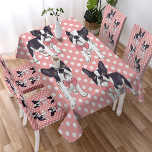 Bulldog Waterproof Tablecloth  01