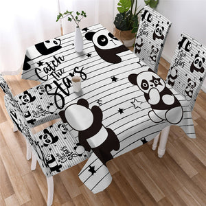 Panda Kids Waterproof Tablecloth  09