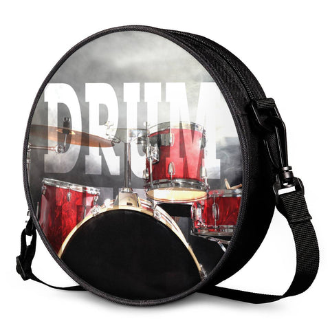Drum Kit Round Satchel Bags