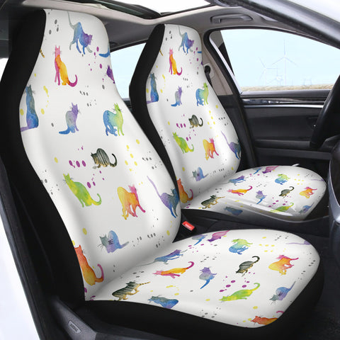Image of I Love Cat SWQT0026 Car Seat Covers