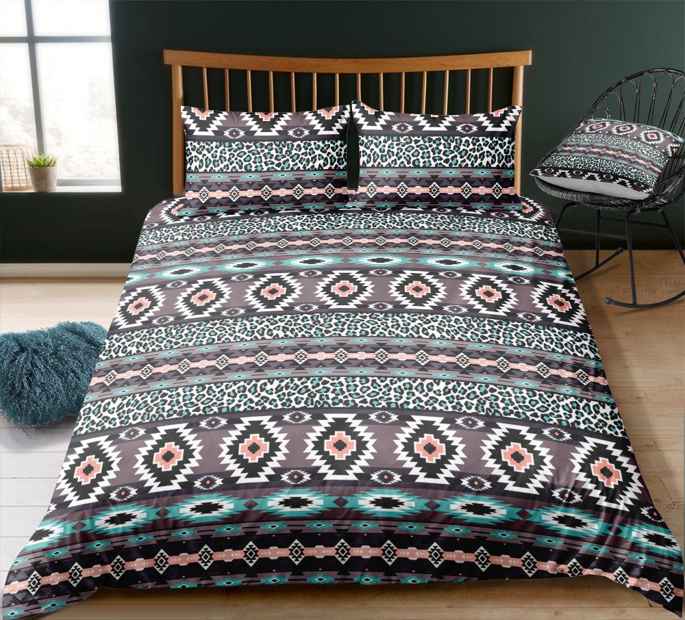 Indian inspired - Indian Aztec Pattern Bedding Set - Beddingify