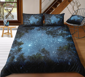Jungle Night Galaxy Bedding Set - Beddingify