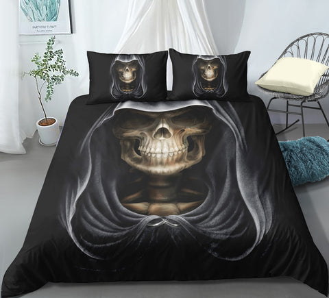 Image of Dark Reaper Skull Bedding Set