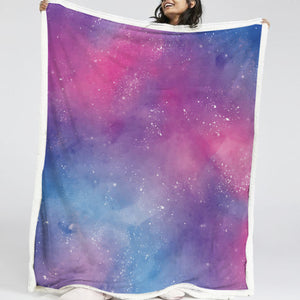 Stellar Sky LKEUN03  Soft Sherpa Blanket