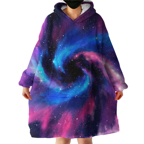 Image of Galaxy Background LKAEUN04 Hoodie Wearable Blanket