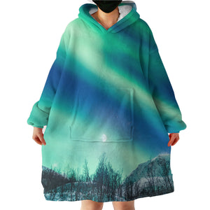 Beautiful Moon View LKEUN05 Hoodie Wearable Blanket