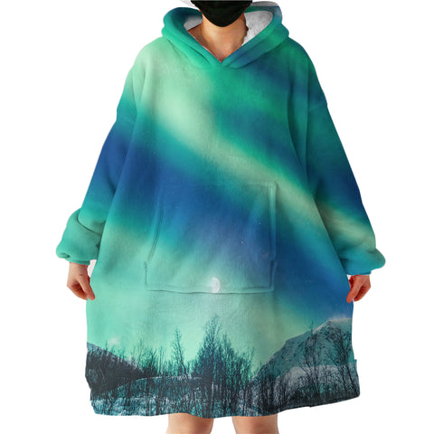 Image of Beautiful Moon View LKEUN05 Hoodie Wearable Blanket