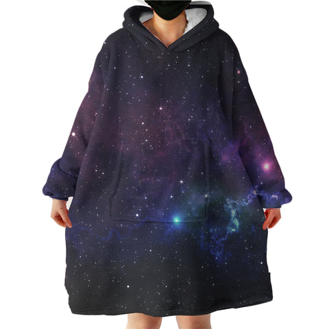 Image of Galaxy Theme LKEUN07 Hoodie Wearable Blanket