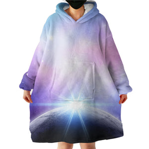 Planet With Light LKEUN09 Hoodie Wearable Blanket