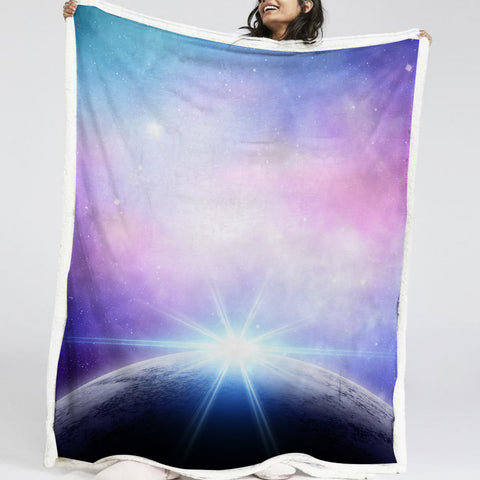 Image of Planet With Light LKEUN09 Soft Sherpa Blanket