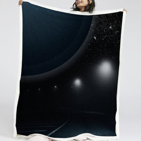Image of Dark Sky LKEUN11 Soft Sherpa Blanket