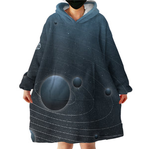 Planet Earth LKEUN12 Hoodie Wearable Blanket