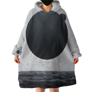 Gray Sky Planet LKEUN15 Hoodie Wearable Blanket