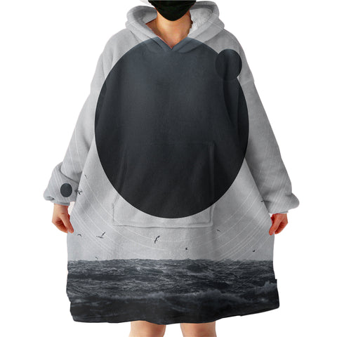 Image of Gray Sky Planet LKEUN15 Hoodie Wearable Blanket