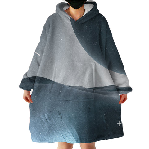 Image of Two Colors Sky  LKEUN17 Hoodie Wearable Blanket