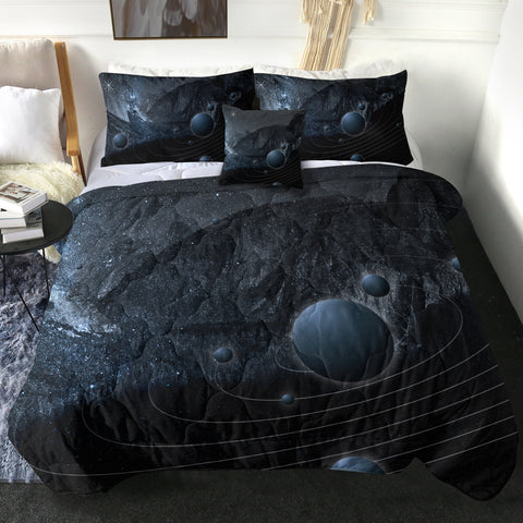 Image of Dark Starry Sky LKEUN18 Comforter Set