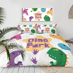 Cartoon Dinosaurs Park LKDIN002 Bedding Set