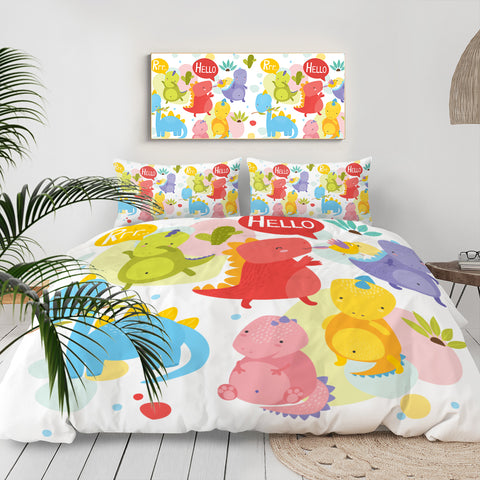 Image of Hello Dinosaur LKDIN020 Bedding Set