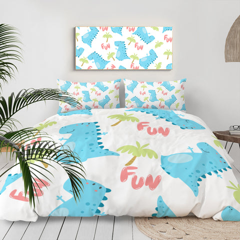 Image of Malibu Dinosaur LKDIN021 Bedding Set