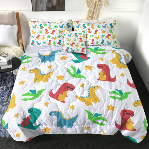 Image of Colorful Dinosaur LKDIN022 Comforter Set