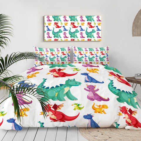Image of Dinosaur Family LKDIN023 Bedding Set