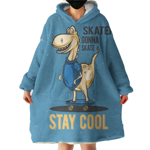 Image of Cool Dinosaur LKDIN024 Hoodie Wearable Blanket