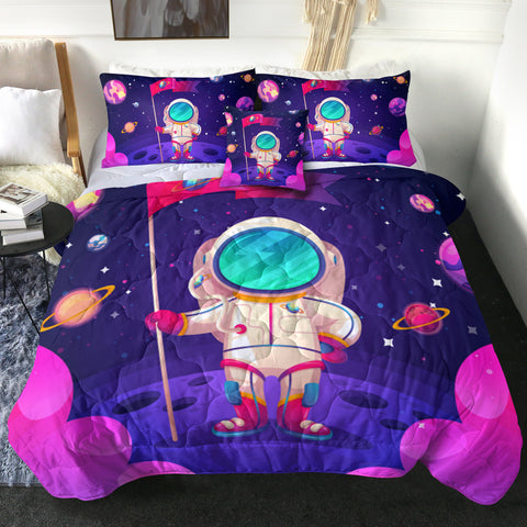 Image of Astronaut Galaxy LKSPMA01 Comforter Set