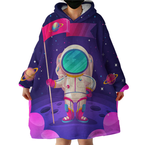 Image of Astronaut Galaxy LKSPMA01 Hoodie Wearable Blanket