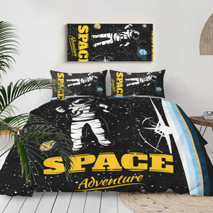 Black Astronaut LKSPMA02 Bedding Set