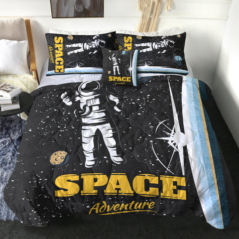 Image of Black Astronaut LKSPMA02 Comforter Set