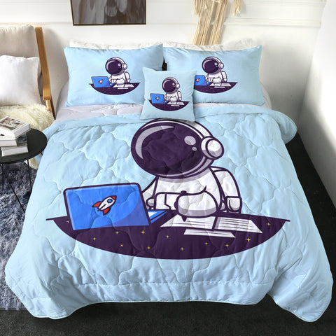 Image of Rocket Astronaut LKSPMA03 Comforter Set