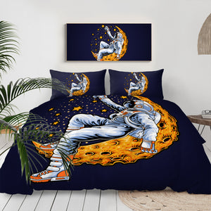 Astronaut On The Moon LKSPMA09 Bedding Set